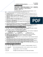 Xii Physics CH 11 Numerical Sheet