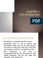 Chapter4 Cpu Scheduling