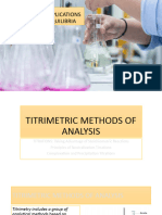 Titrimetric Analysis