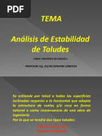 Tema Estabilidad de Taludes