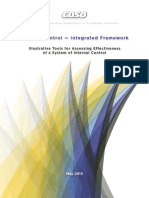 Internal Control - Integrated Framework - Illustrative Tools For A