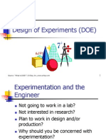 Design of Experiments (DOE)