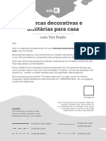 Bonecas Decorativas e Utilitarias para Casa Aula 3 e 4