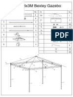 Bexley Gazebo 3x3 Instructions