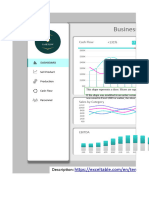 Dashboard For Cash Flow Analysis Report