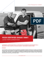 Ohsas 18001 Lead Implementer Pecb