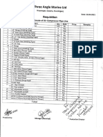 Estimate of Air Compressor Pipe Line