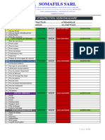 Fiche D'inspection Hebdomadaire