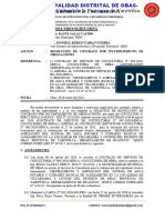 Informe #0011-2023 Resolucion de Contrato - Vilcabamba