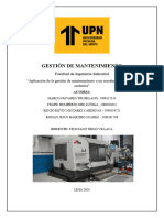 Practica de Campo 1 Gestión de Mantenimiento