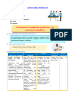 D2 A1 SESION MAT. Procesamos Los Resultados de Las Elecciones y Los Presentamos en Gráficos.