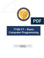 Computer Programming Module 1 and 2