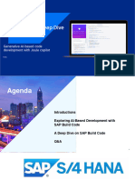 SAP Build Code Deep Dive: Generative AI-based Code Development With Joule Copilot