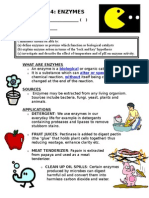 CHPT 4 ENZYMES Lecture Notes (Teacher)