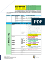 Calendario Escolar 2024 - 2025