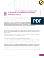 Consideraciones Acerca Del Concepto de Muerte Bajo Criterios Neurologicos Muerte Encefalica 1