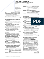 HighNote1 Unit Language Test Unit04 GroupA