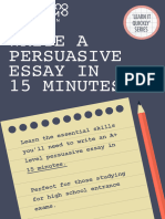 Persuasive Essay Writing Guide