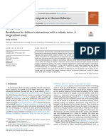 Breakdowns in Children's Interactions With A Robotic Tutor - A Longitudinal Study