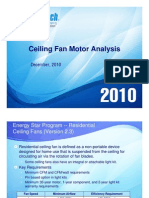 Ceiling Fan Motor Analysis