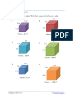 Grade 5 Geometry Cubes