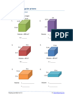 Grade 5 Geometry Rectangular Prism Volume B