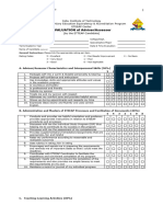 Adviser Assessor Evaluation by ETEEAP Candidate