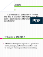 What Is A DBMS?