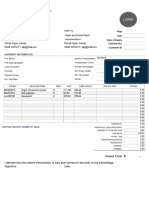 Invoice Template Word