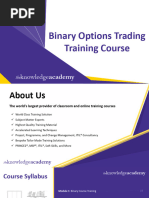 Binary Options Trading Training - Delegate Pack