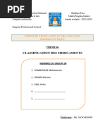 Classification Des Medicaments