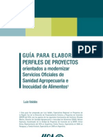 GUÍA Proyectos Modernizar Servicios de Sanidad Agropecuaria e Inocuidad de Alimentos