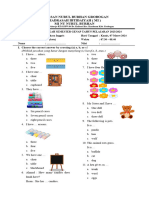 Soal PTS Bahasa Inggris