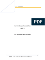 Aula 03 - Fundamentos Da Gestão Ministerial e Os Propósitos Da Administração Eclesiástica