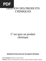 Gestion Des Produits Chimiques