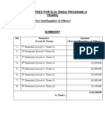 Aca Fees BSC Engg (Others)