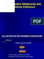 1-Artériopathie Oblitérante Des Membres Inférieurs