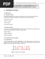 COURS Fontions Associées Au Traitement Et À La Transmission de L'information - FATTI