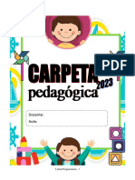 3 Años - Carpeta Pedagógica