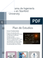 Programa de Ingeniería Física en Stanford University