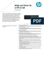 Estación de Trabajo Con Factor de Forma Reducido HP Z2 G8: Tamaño Pequeño. Opciones Ilimitadas