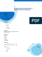 Tarea de Seminario de Matlab Matematica IV