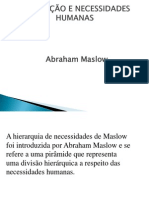 Slides Sobre Pirâmide de Maslow