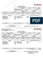 Grupo Vivargo S.A.C.: Boleta de Pago