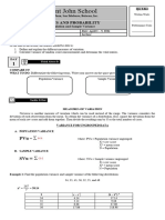 Statistics and Probability