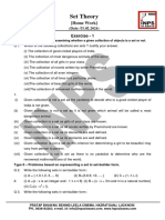 Set Theory Home Work For 03.02.2024