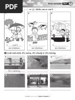 Explore-Together 1 Crosscurricular Worksheet