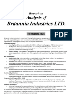 Apoorv Jain Capital Structure of Britannia Industries LTD