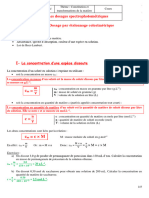 Chapitre 2 Dosage Sprectrophotom Trique PROF