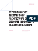 Expanding Agency The Mapping of Architectural Design Discourse in Indonesia's Academic Publications